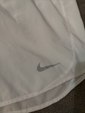 Nike Women's White Athletic Running Shorts